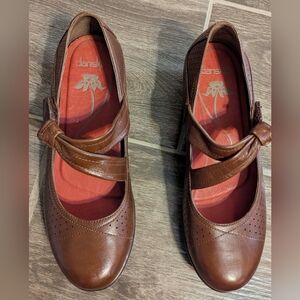 Dansko Deidra Mary Jane Cognac 38